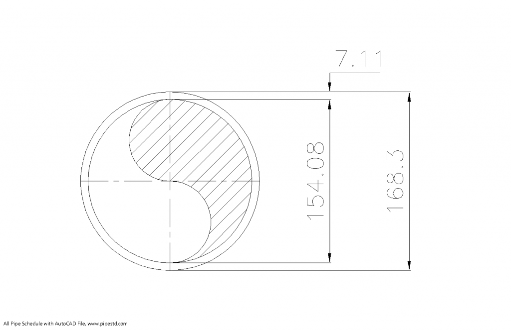 Schedule STD Pipe 6 Inch DN150