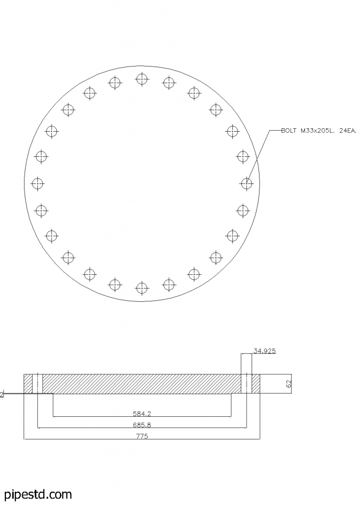 Blind Flange 20 Inch Class 300