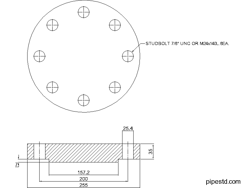 Blind Flange 4 Inch Class 400