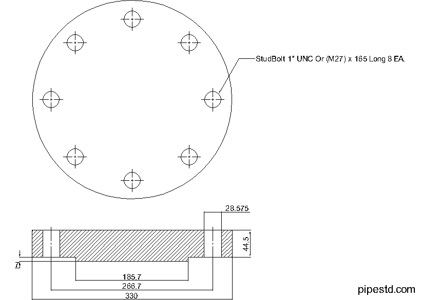 Blind Flange 5 Inch Class 600